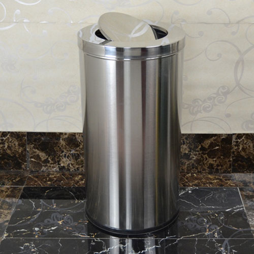Thùng rác inox nắp lật
