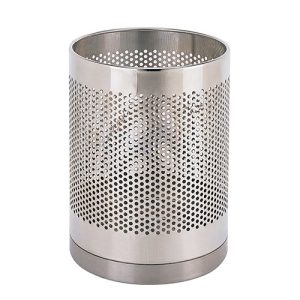 Thùng rác inox văn phòng thân dập lỗ