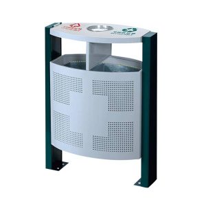 Thùng rác ngoài trời 2 ngăn cao cấp TLETP0Z12