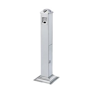 Trụ inox đựng tàn thuốc lá