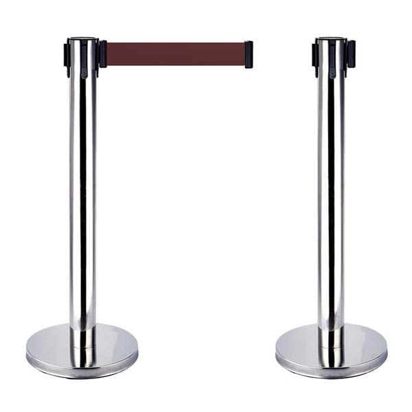 Trụ chắn sự kiện dây màu nâu