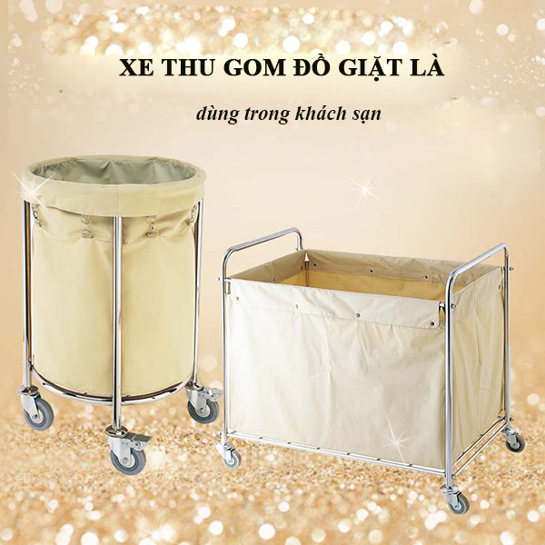 Xe chở đồ giặt là bằng inox