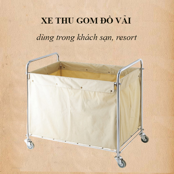Xe chở đồ giặt là bằng inox