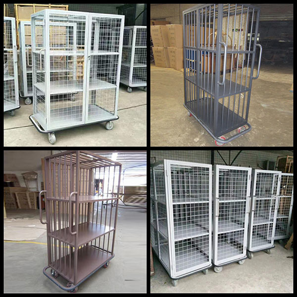 Xe chở đồ vải y tế 3 tầng - hình 5