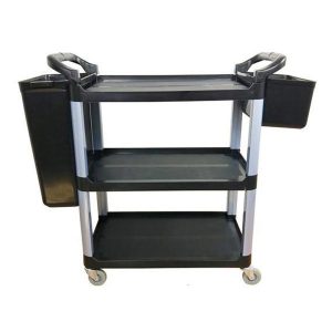 Xe đẩy dọn bàn ăn đa năng khung nhôm tam giác