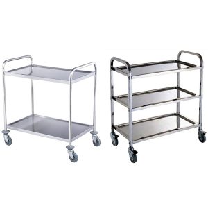 Xe đẩy thức ăn inox