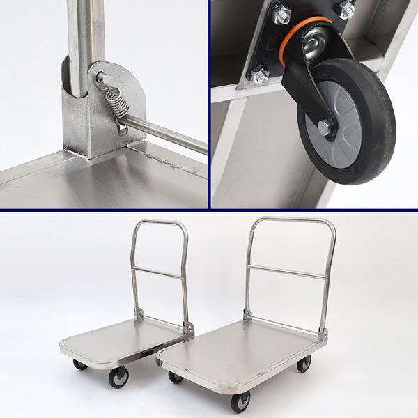 Xe đẩy hàng 300kg, 150kg bằng inox