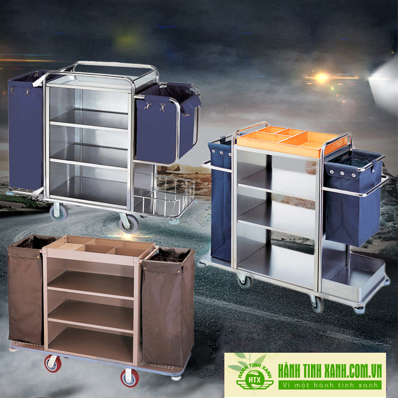 Xe đẩy làm phòng khách sạn