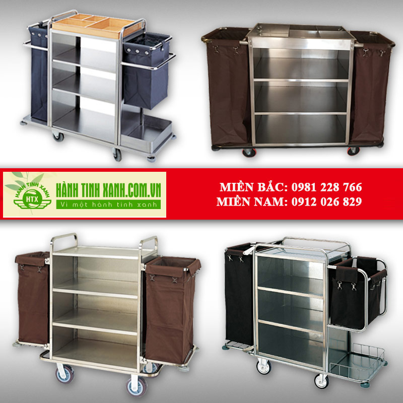 Xe đẩy làm phòng khách sạn