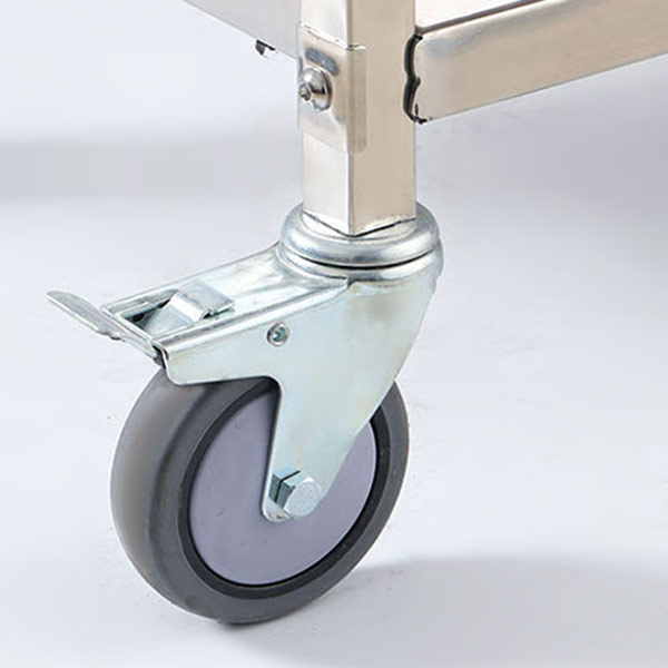 Xe đẩy thức ăn 2 tầng inox giá rẻ