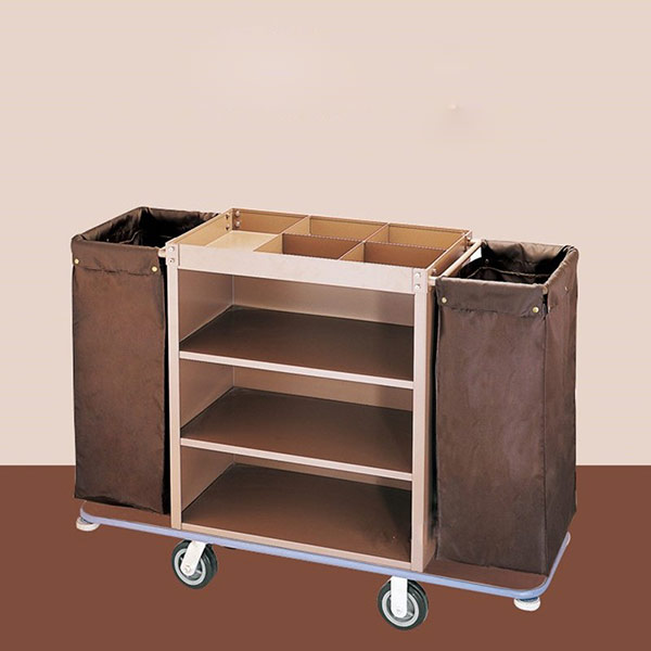 Xe dọn phòng bằng thép phun sơn
