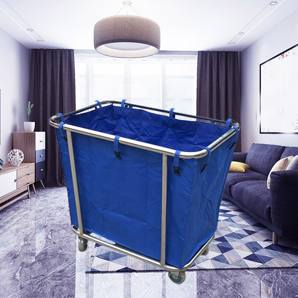 Xe gom đồ giặt là bằng inox