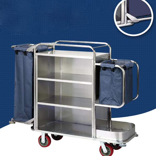 Xe đẩy dọn phòng khách sạn – xe trolley làm buồng