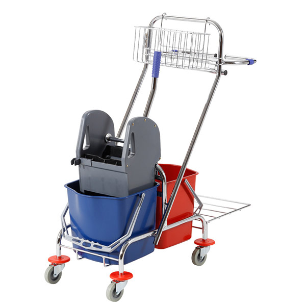Xe vắt móp 34l inox – xe lau sàn 34 lít