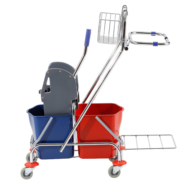 Xe vắt móp 34l inox – xe lau sàn 34 lít